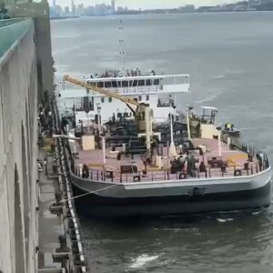 Hudson River Explosion on Sewage Vessel Kills One Worker