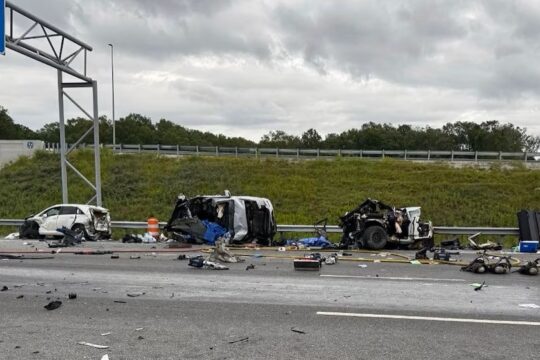 Multiple Dead in Fiery I-75 Crash Near Tennessee
