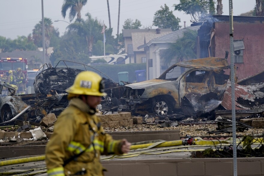 San Diego Plane Crash: Small Jet Sparks Fire, Destroys Homes
