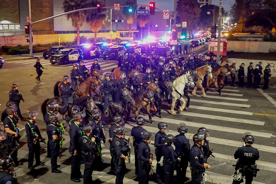 Trump Defends Military Deployment in LA Protests, Warns of Wider Action