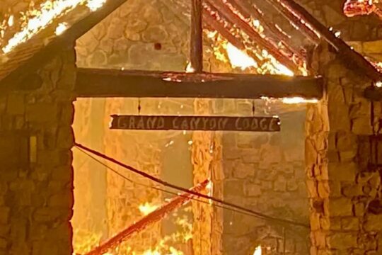 Grand Canyon Lodge Fire