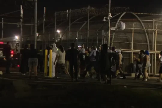 Exterior of Delaney Hall Detention Facility in Newark