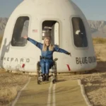 Blue Origin launches first wheelchair user to space and back