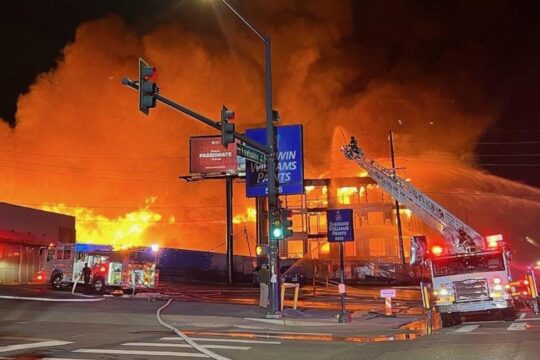 More Than 100 Firefighters Battle Five-Alarm Blaze at Denver Construction Site