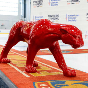 Panthers Unveil Star-Designed Panther Sculptures to Raise $1 Million for Cancer Research