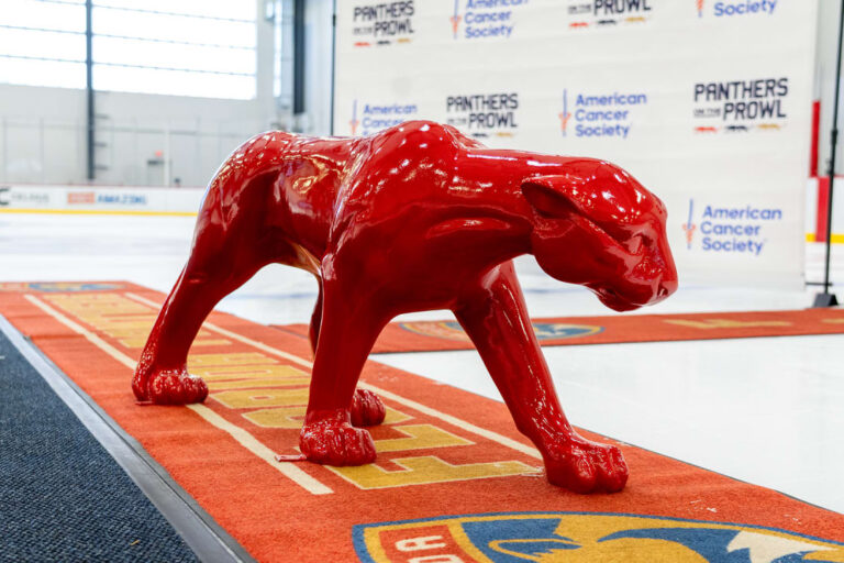 Panthers Unveil Star-Designed Panther Sculptures to Raise $1 Million for Cancer Research