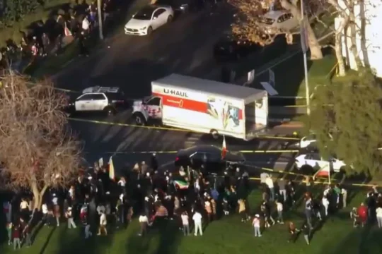 U-Haul Driver Detained After Truck Enters Crowd at Westwood Iran Rally in Los Angeles