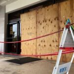 West Palm Beach federal courthouse crash causes $200,000 in damage (Image source: CBS12.com)