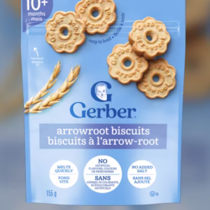 Gerber arrowroot biscuits recall issued over possible plastic or paper pieces