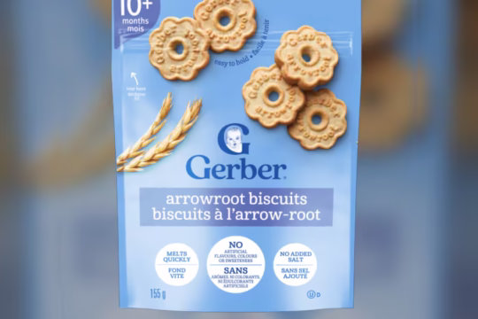 Gerber arrowroot biscuits recall issued over possible plastic or paper pieces