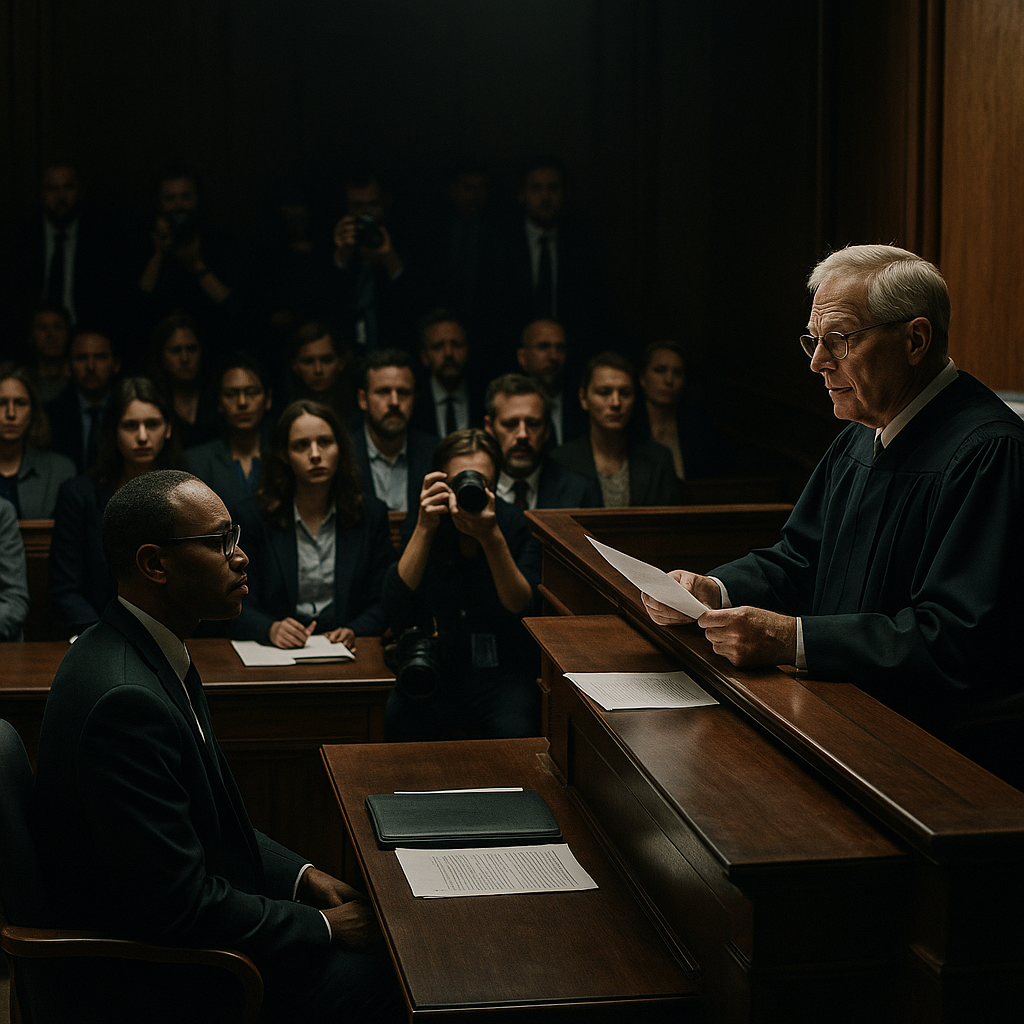 South Korean courtroom where high-profile convictions were handed out