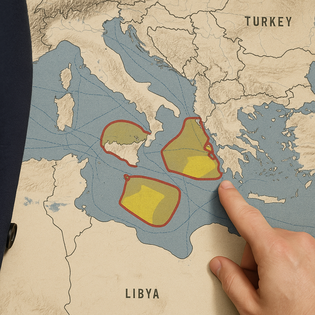 A map highlighting the Indian Ocean, Persian Gulf, and key maritime routes