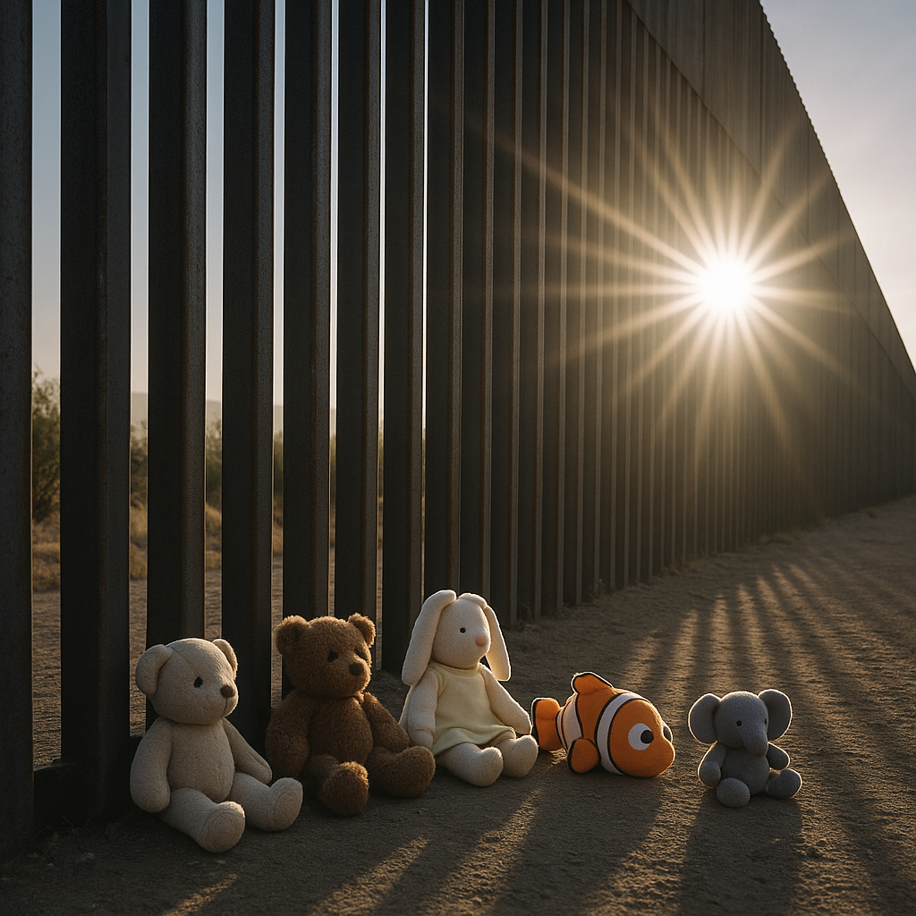 A symbolic photo of light effects representing freedom, hope, and justice