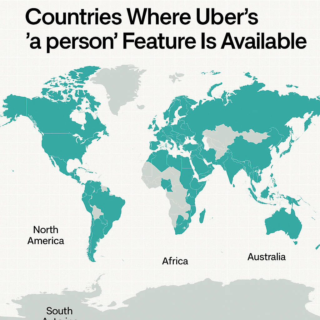 A map highlighting countries where the Women Preferences feature is available
