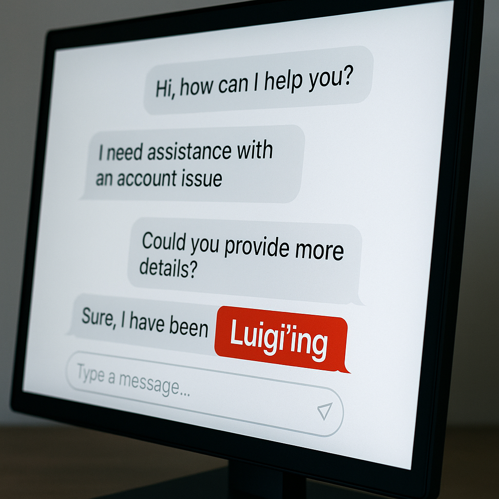 A computer screen showing the term 