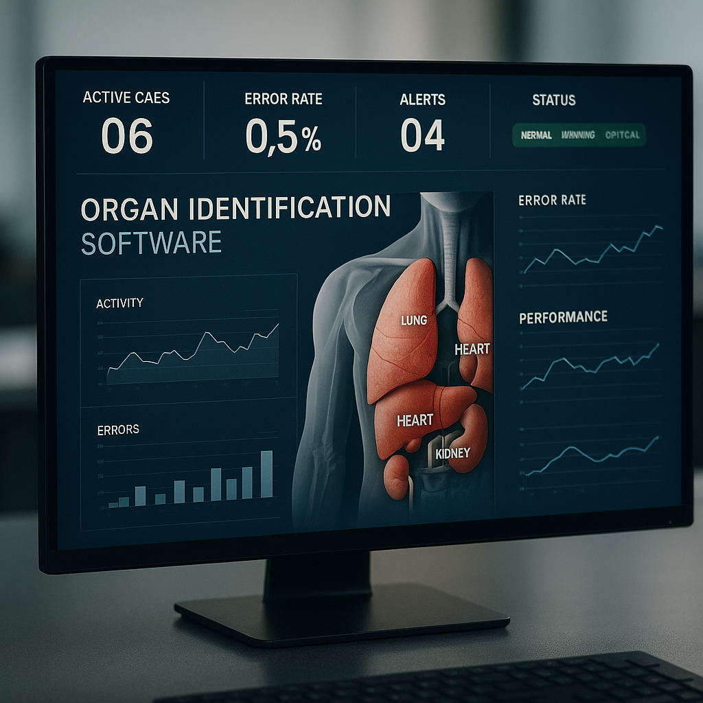 Medical error prevention system dashboard visual