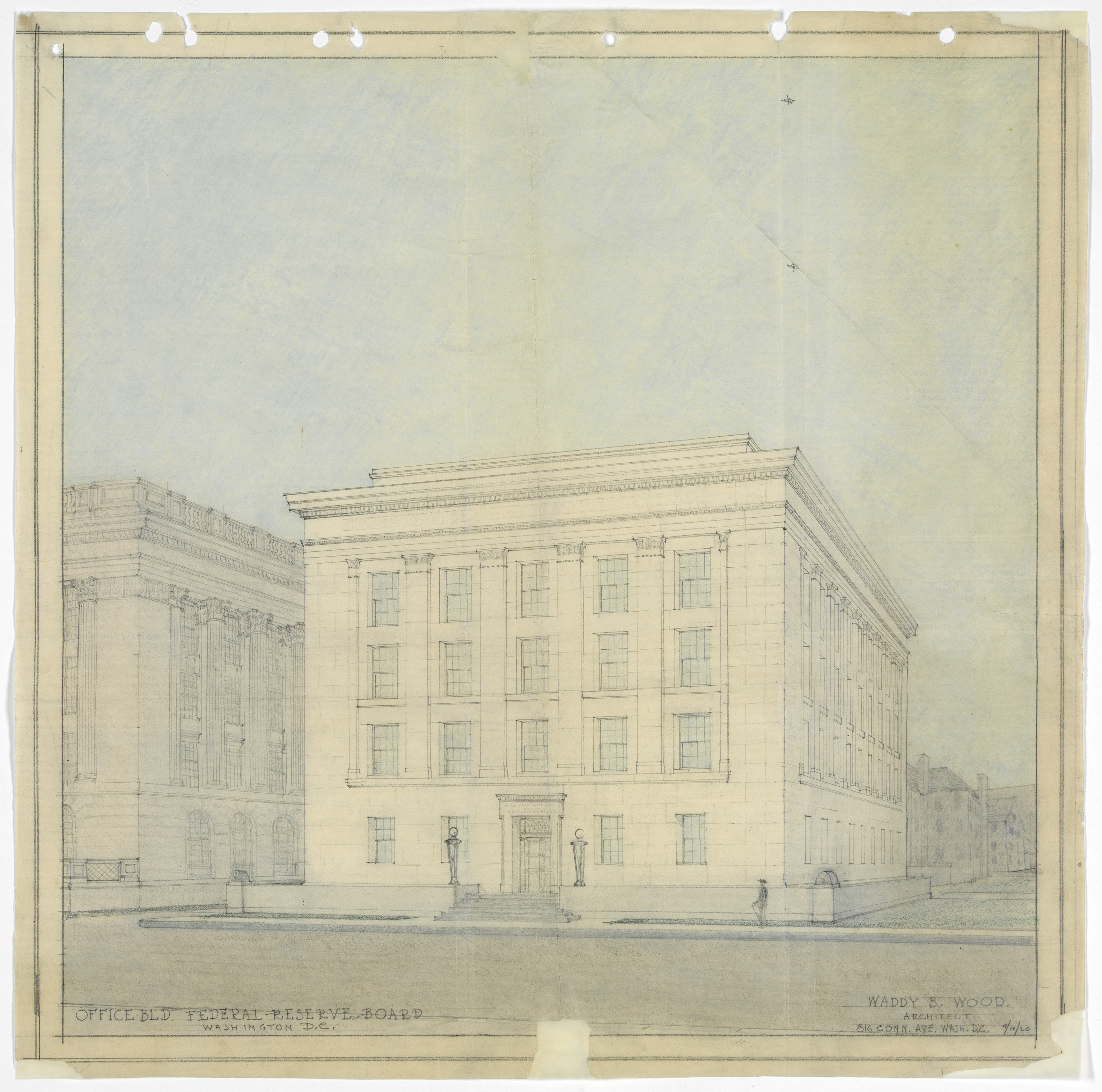 Federal Reserve building in Washington DC