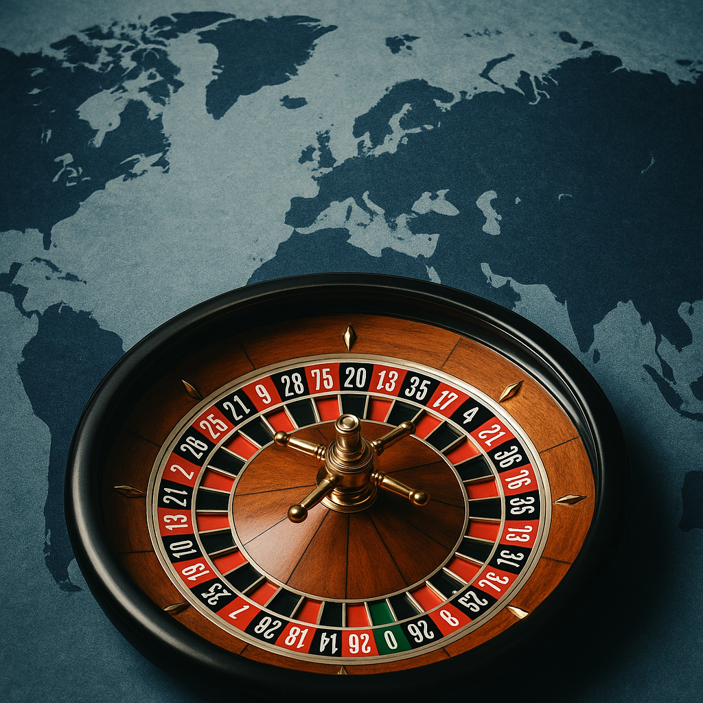 A trader analyzing stock charts on multiple monitors in a dimly lit room