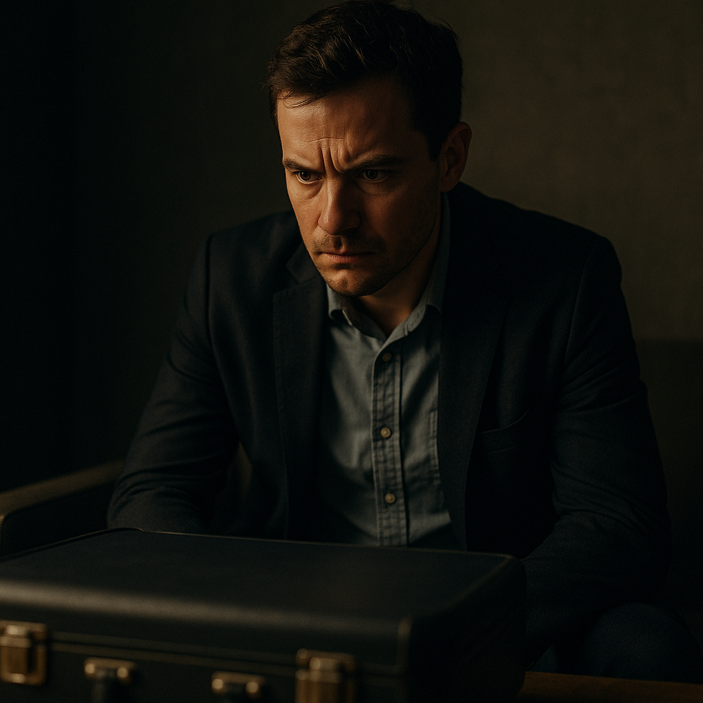A promotional still from Breaking Bad with Bryan Cranston staring intensely, symbolic of pivotal television drama