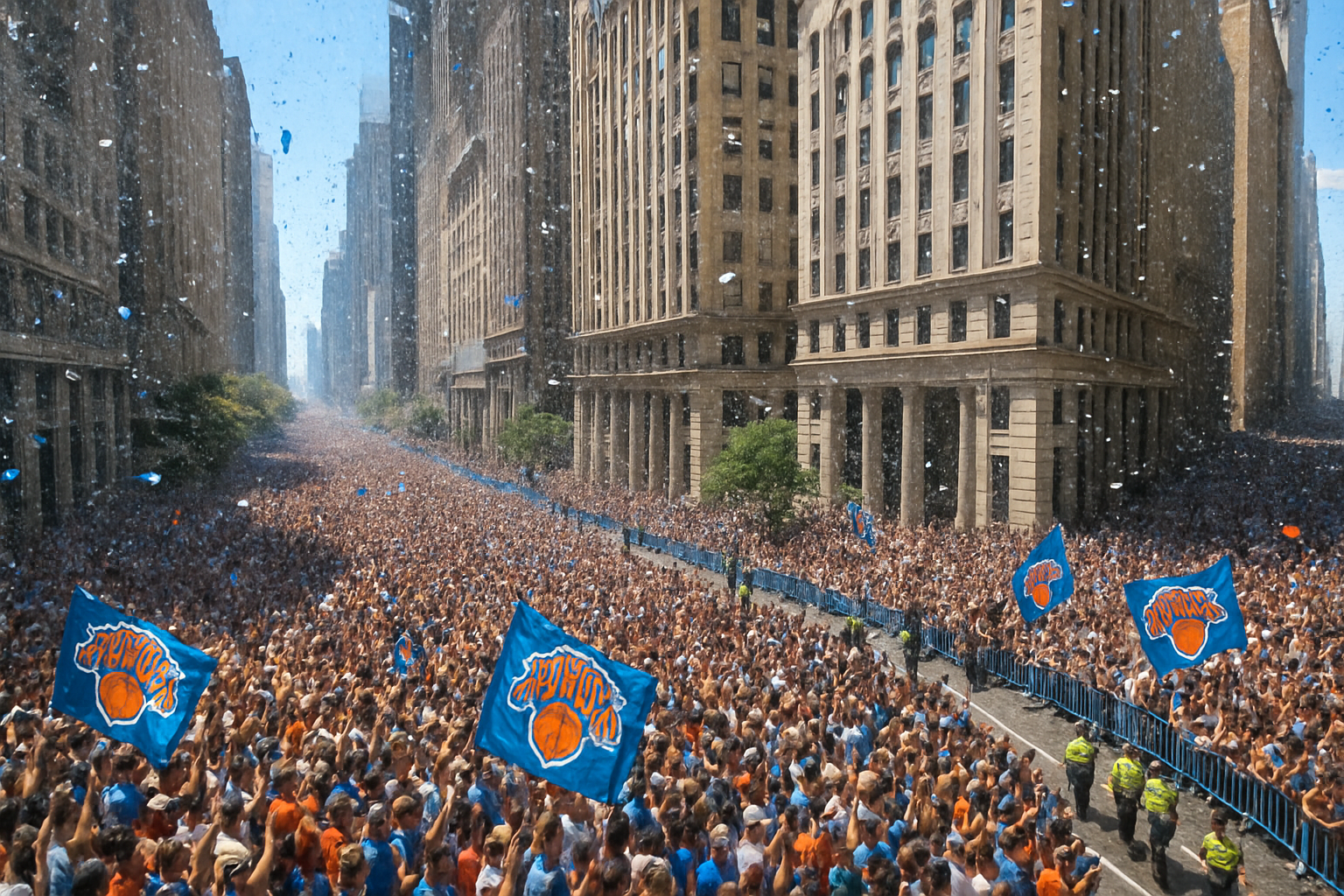 Knicks parade