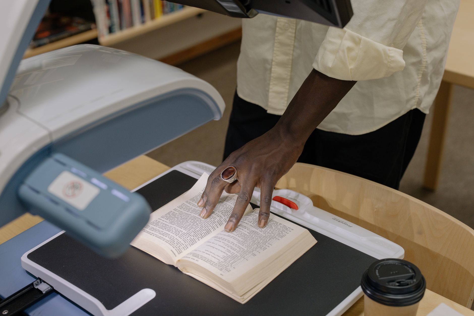 AI book scanning