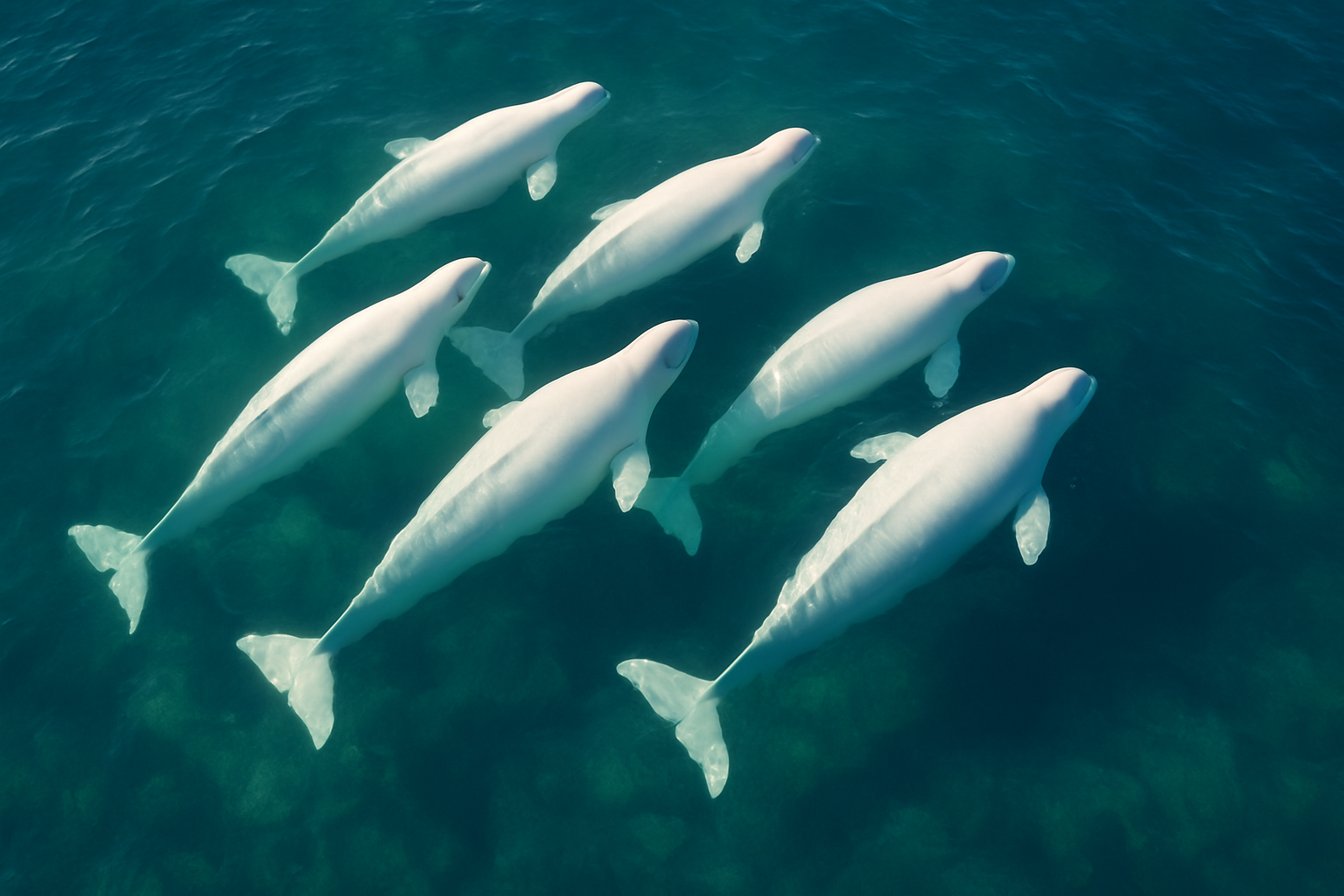beluga whales rescued