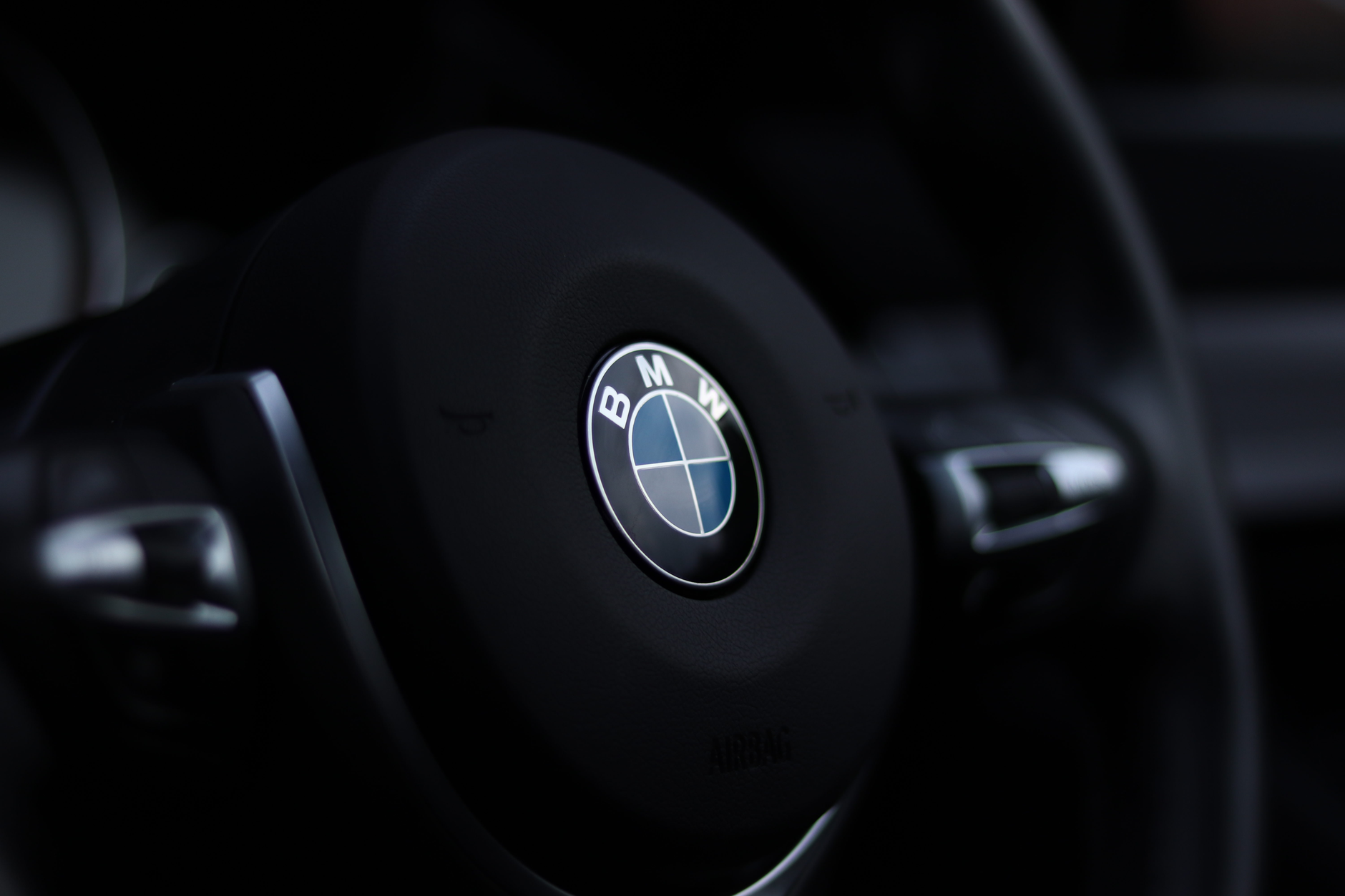 BMW dashboard ads