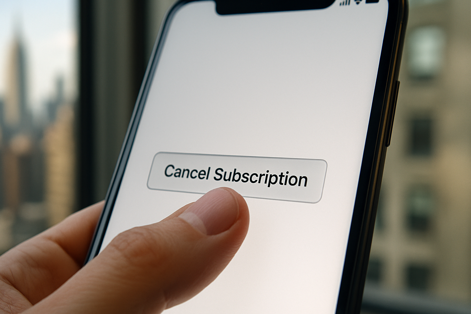 Click to Cancel rule