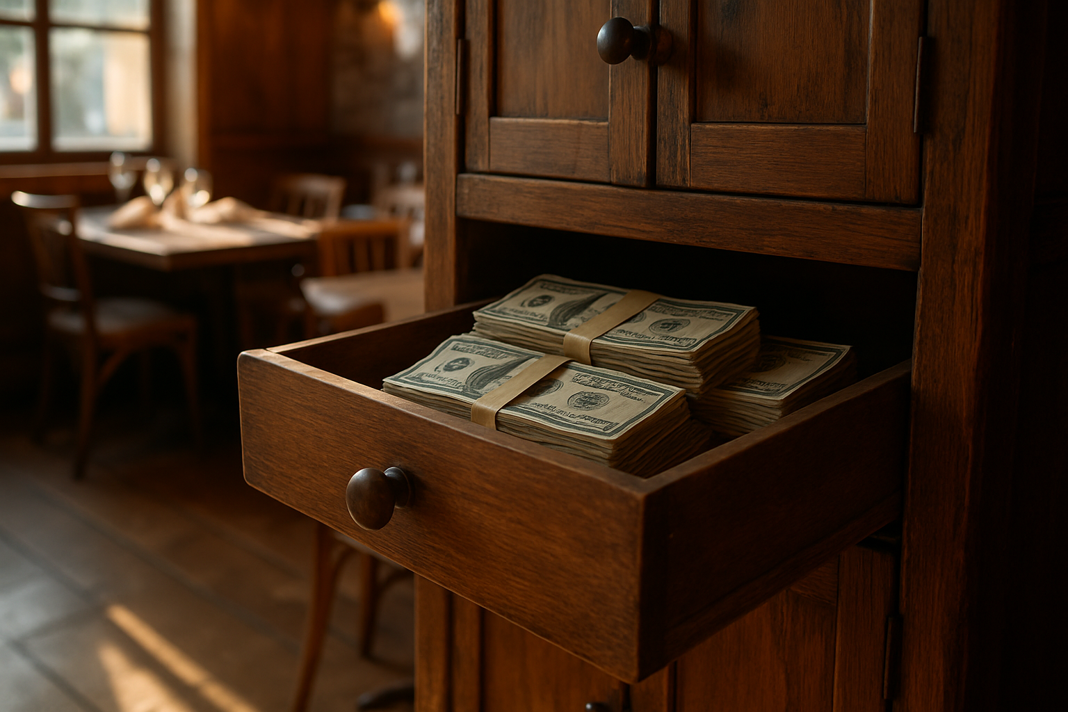 restaurant owner returns money