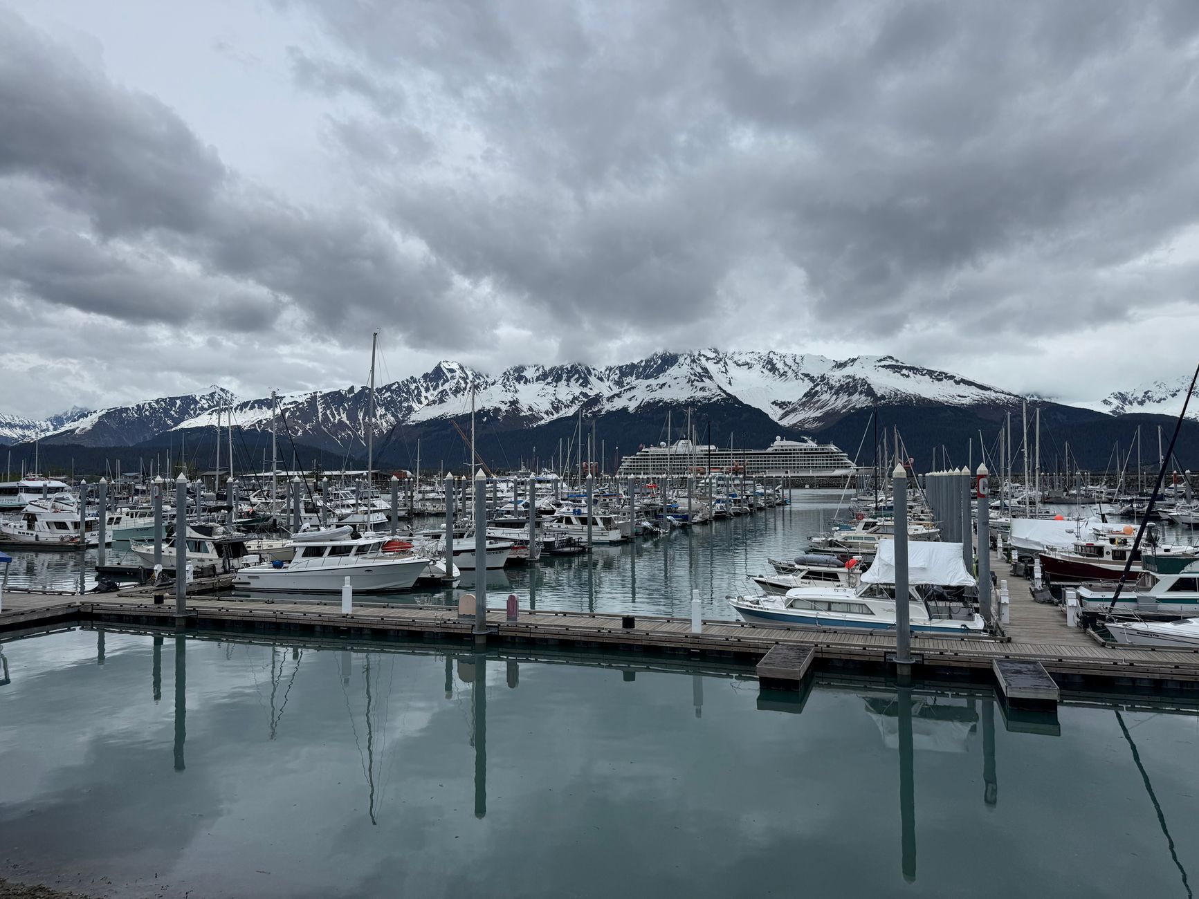 cruise ship rescues skiff Alaska
