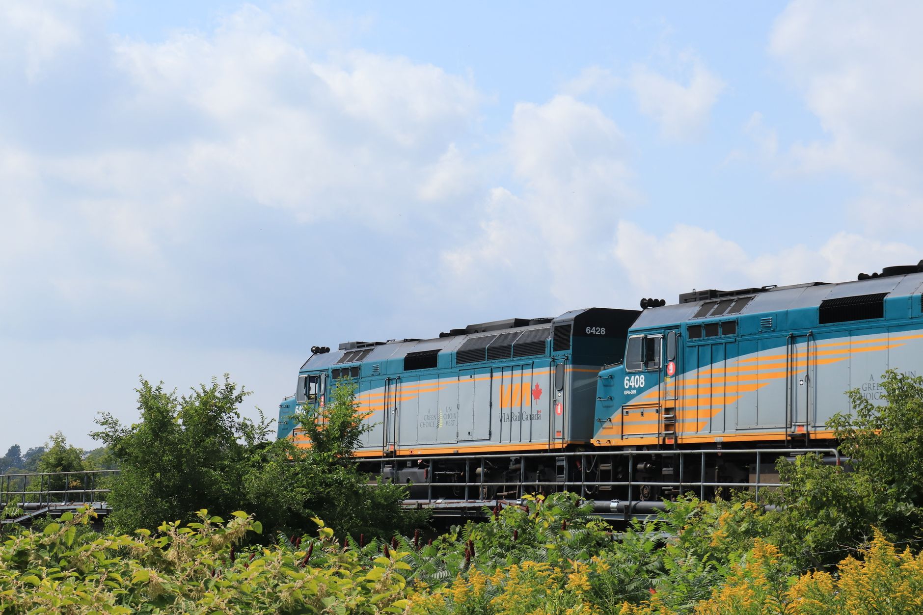 Trump Mark Carney Canada VIA Rail Deal